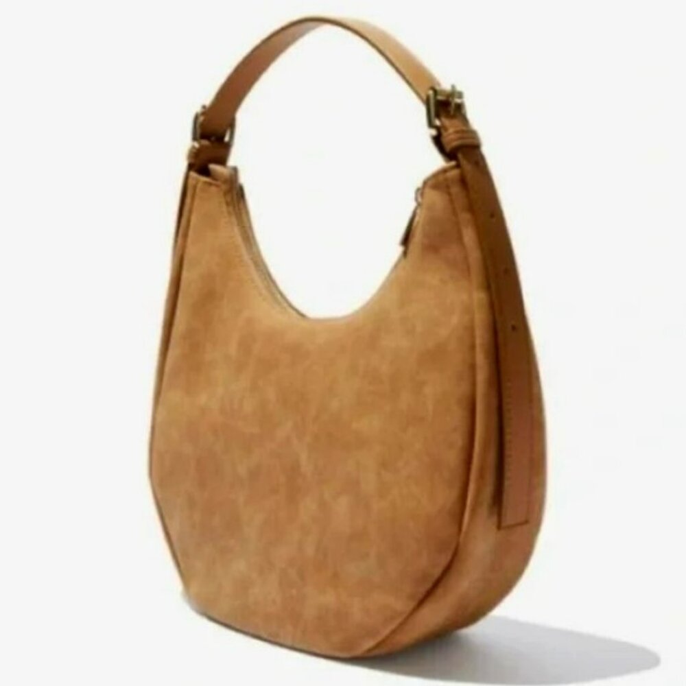 4TH & RECKLESS Una Faux Suede Crescent Bag NWT